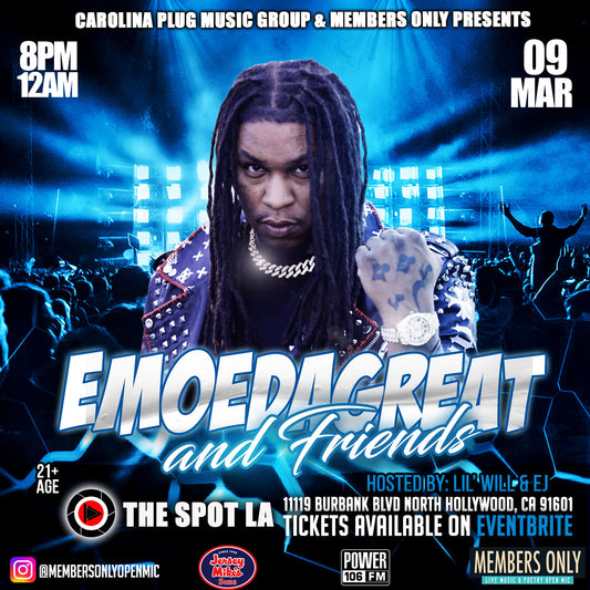 “EMOEDAGREAT: A Rising Star in the Music Scene Set to Illuminate North Hollywood.
